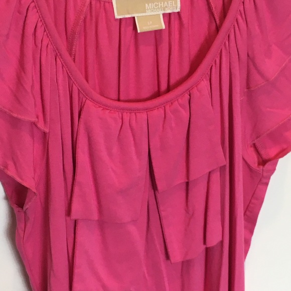 Michael Kors pink top short sleeves Size Small - Picture 2 of 3